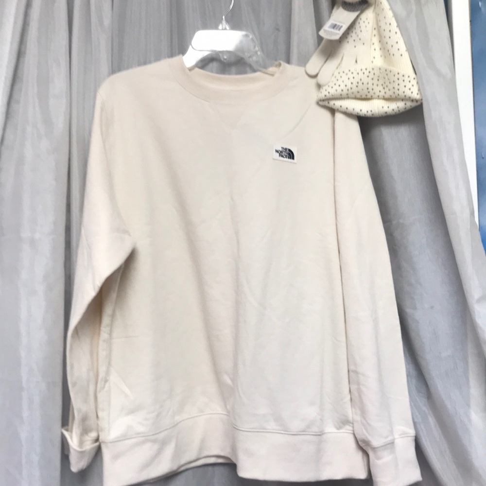The North Face sweatshirt